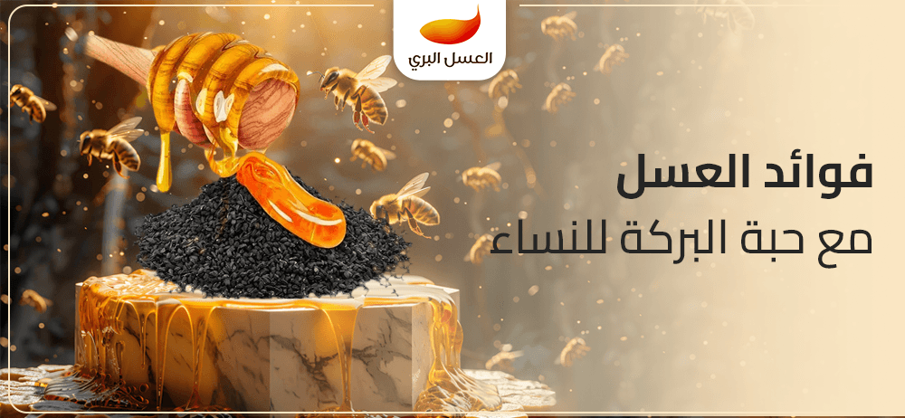 فوائد العسل مع حبة البركة للنساء