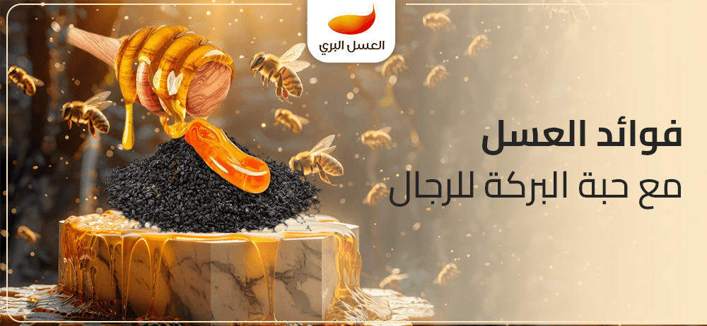فوائد العسل مع حبة البركة للرجال