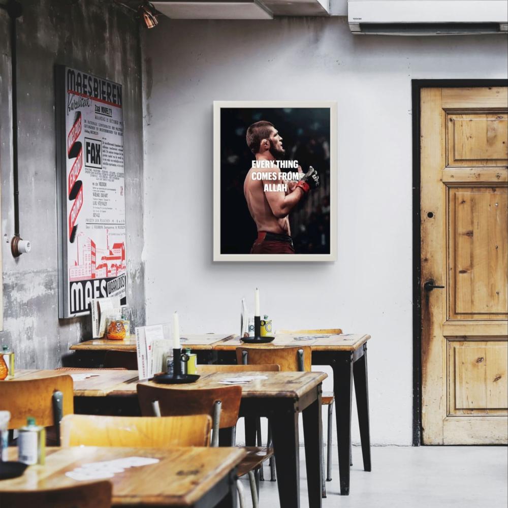 تصميم فني لحبيب يعكس قوته وإيمانه