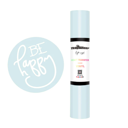 فينيل حراري سادة باستيل أزرق 25، 30.48x100 سم من تيك راب