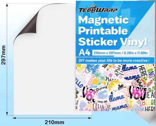 فينيل أسطح مغناطيس قابل للطباعة أبيض