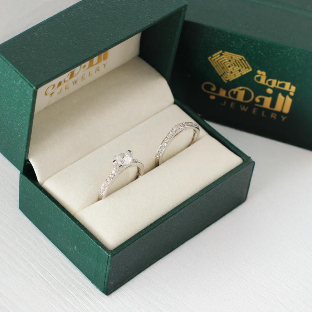 خاتم سولتير تونز عيار18 Basmat Al Dahab - Main Image