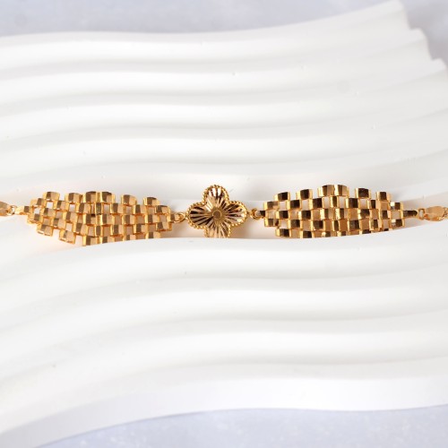 21K Gold Bracelet for Women - 235-GBR3229 in 4.450 Grams