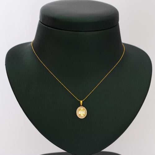 女性18 18K神プレートドバイジュエリーネックレスセットモールディングパーティーギフト