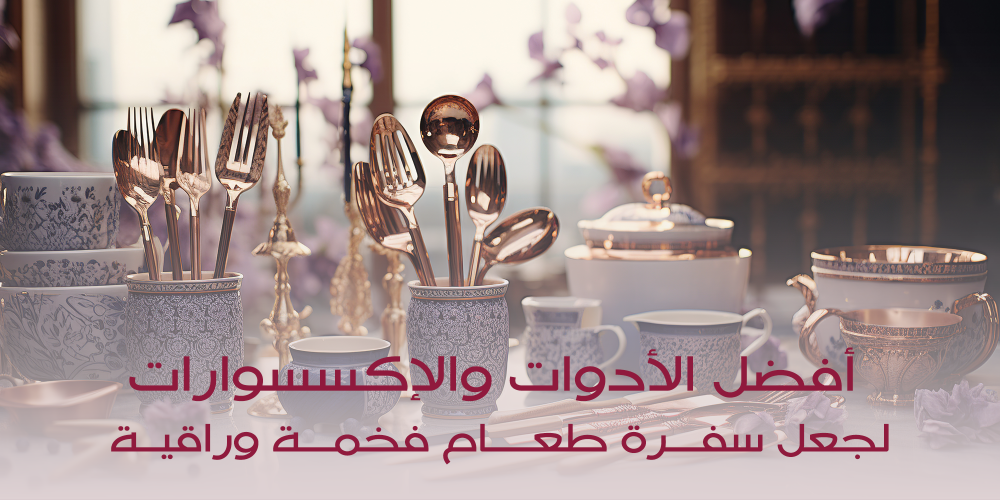 أفضل الأدوات والإكسسوارات لجعل سفرة طعام فخمة وراقية