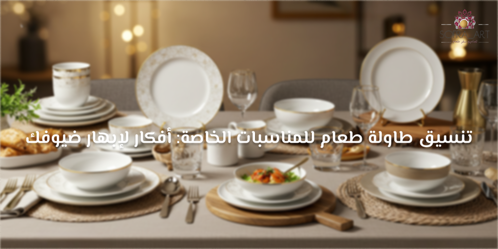 تنسيق طاولة طعام