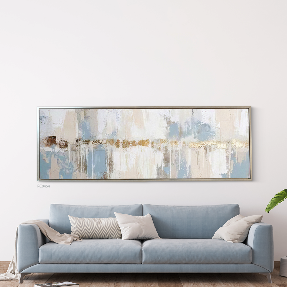 لوحة جدارية كانفس بتصميم تجريدي بتدرجات البيج