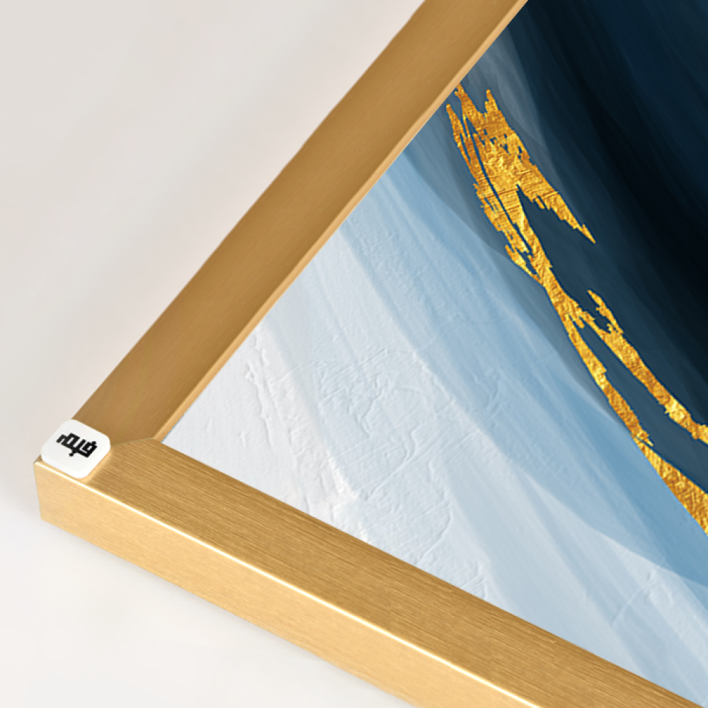 Blue Gradient Canvas Art Wall Painting