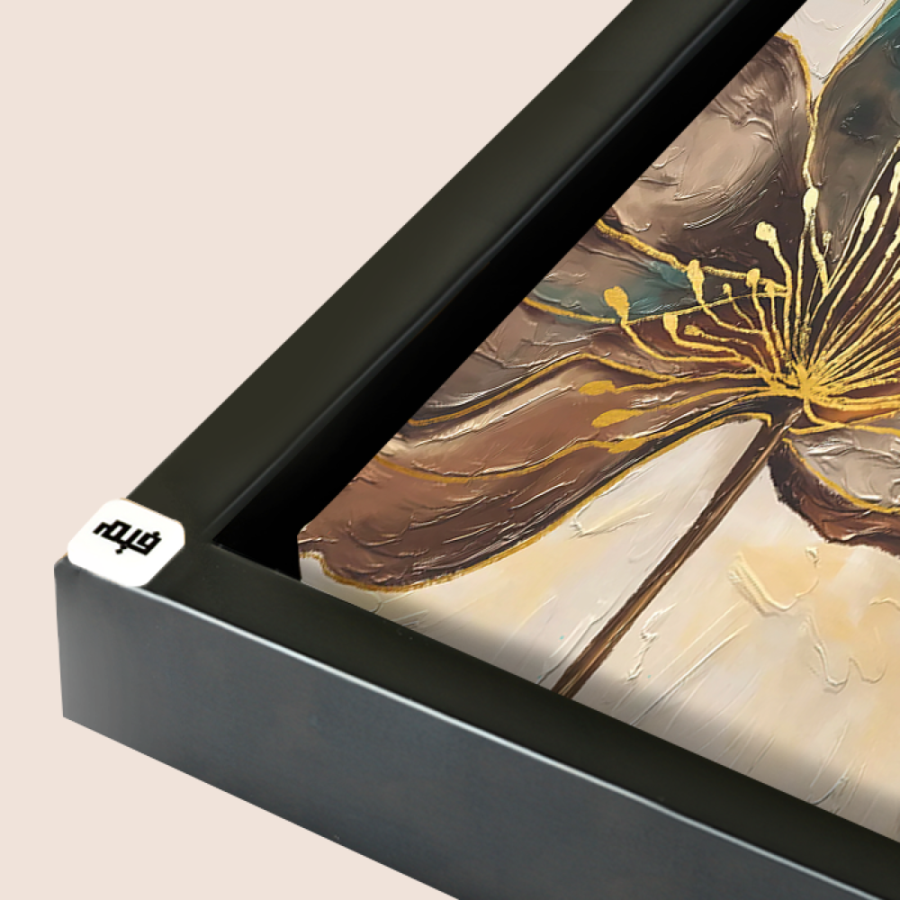 Wall painting canvas and roses