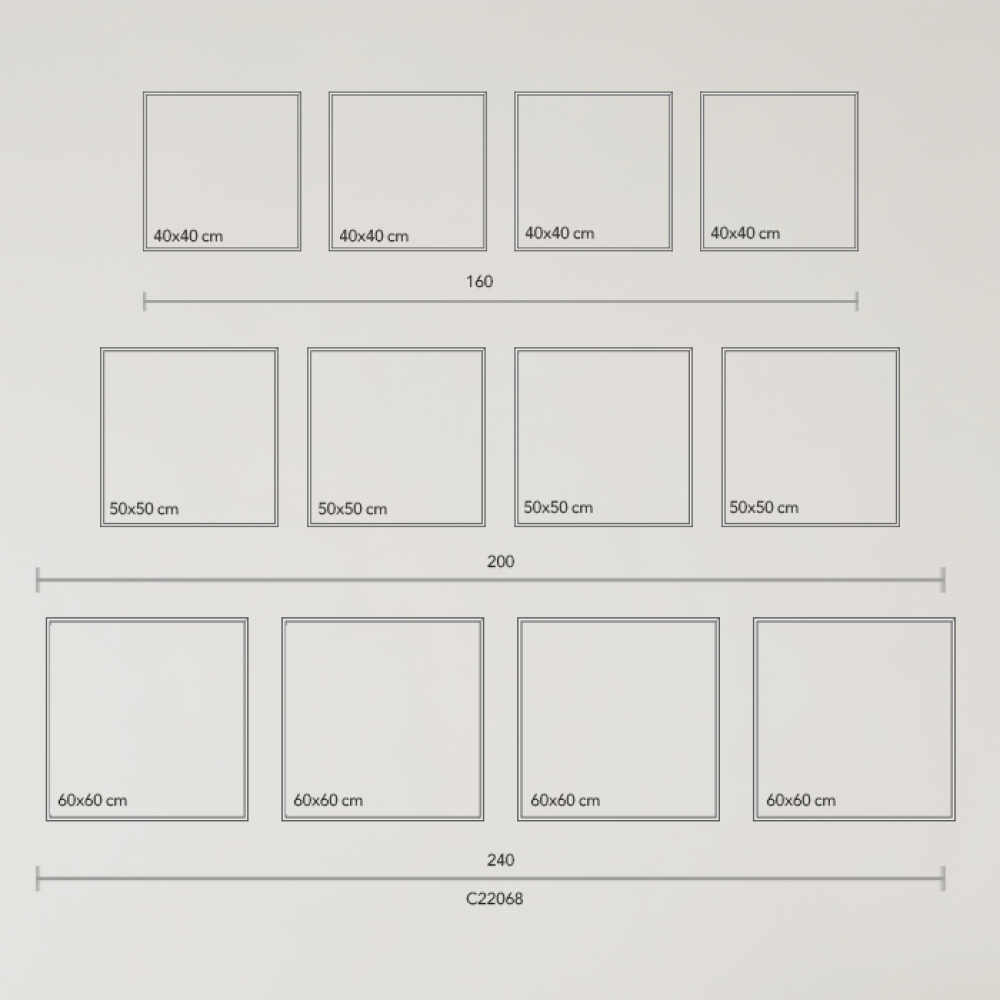لوحة جدارية كانفس مقسمة زهرة القطن تدرجات البني مع الرمادي والأبيض