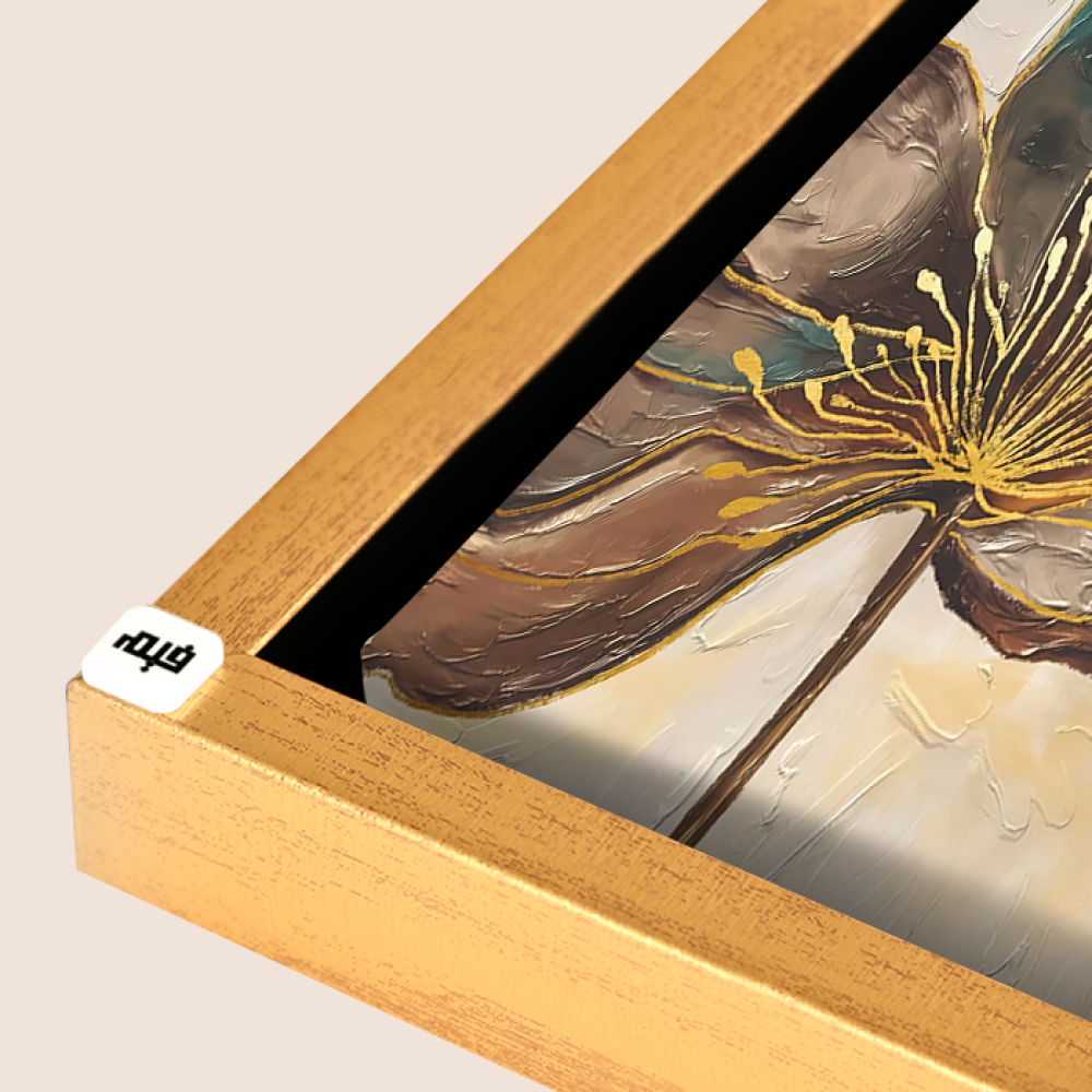 Wall painting canvas and roses