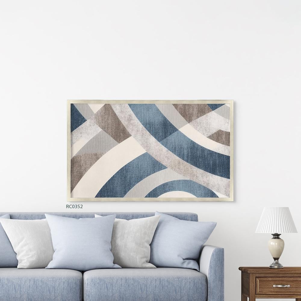 لوحة جدارية كانفس تصور خطوط متداخلة