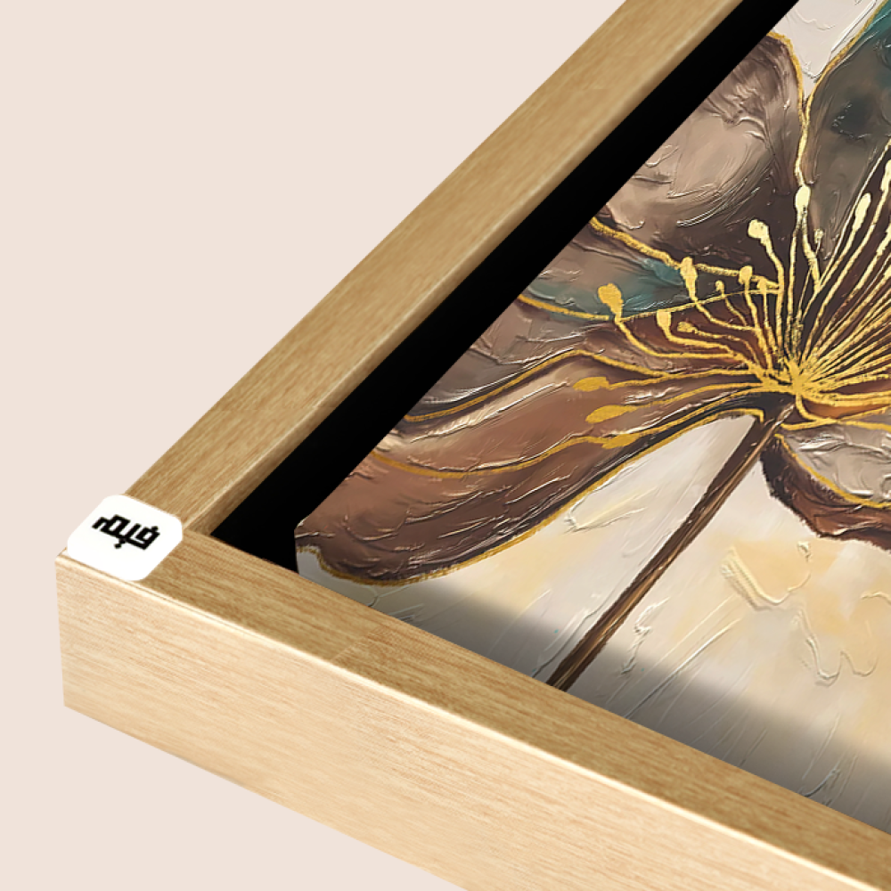 Wall painting canvas and roses