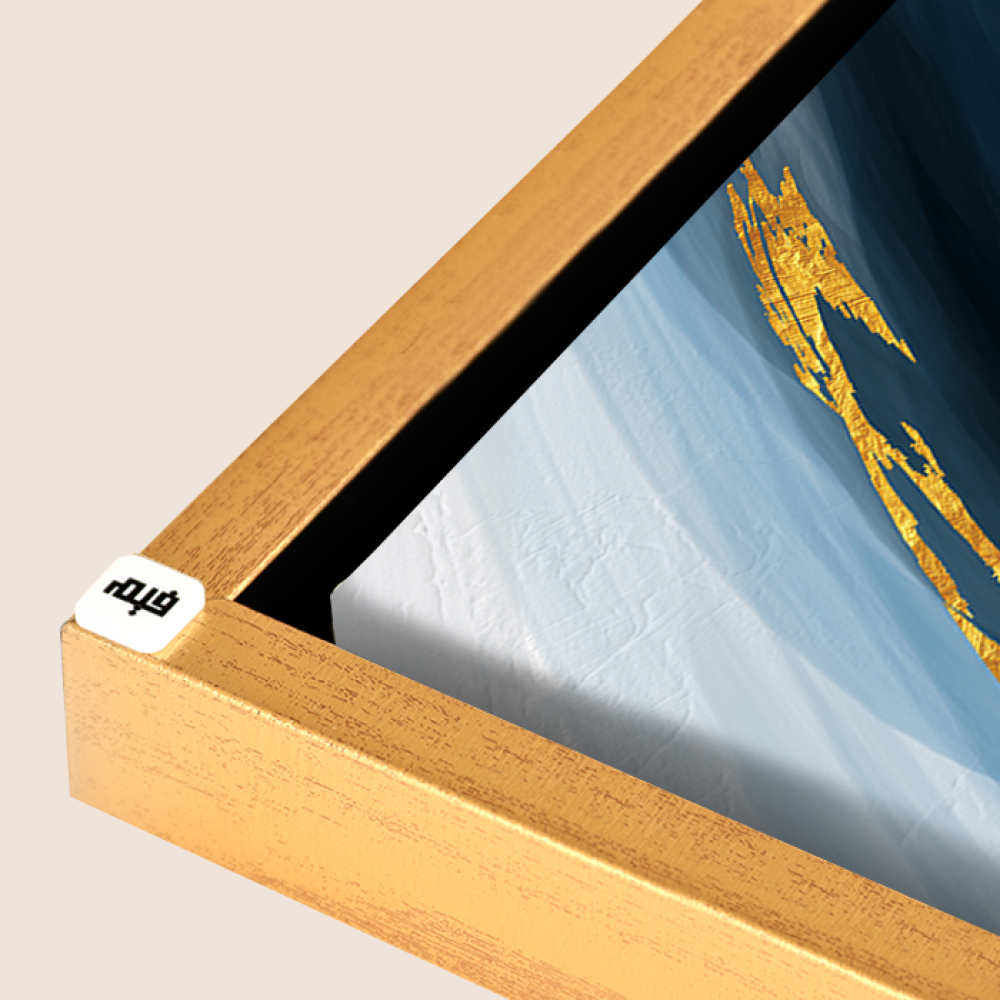 Blue Gradient Canvas Art Wall Painting