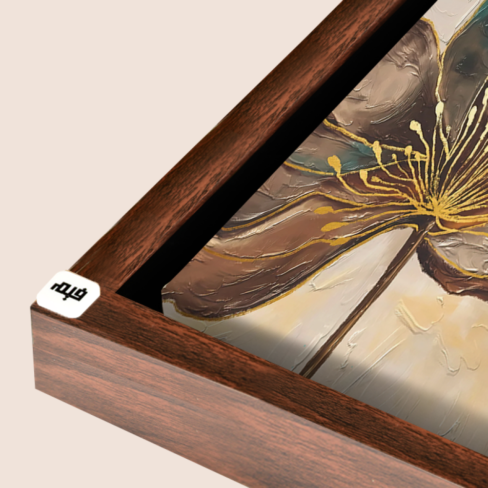 Wall painting canvas and roses