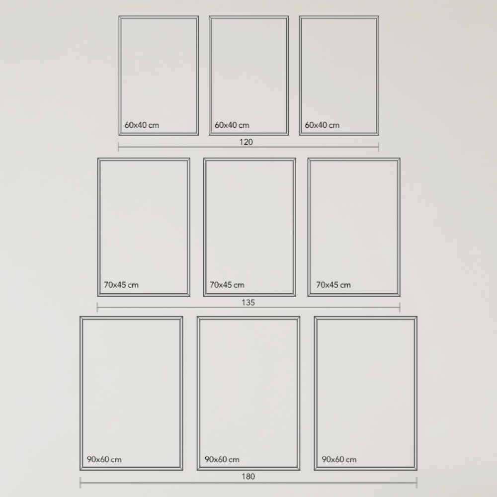 مجموعة لوحات جدارية فنية كانفس الوان