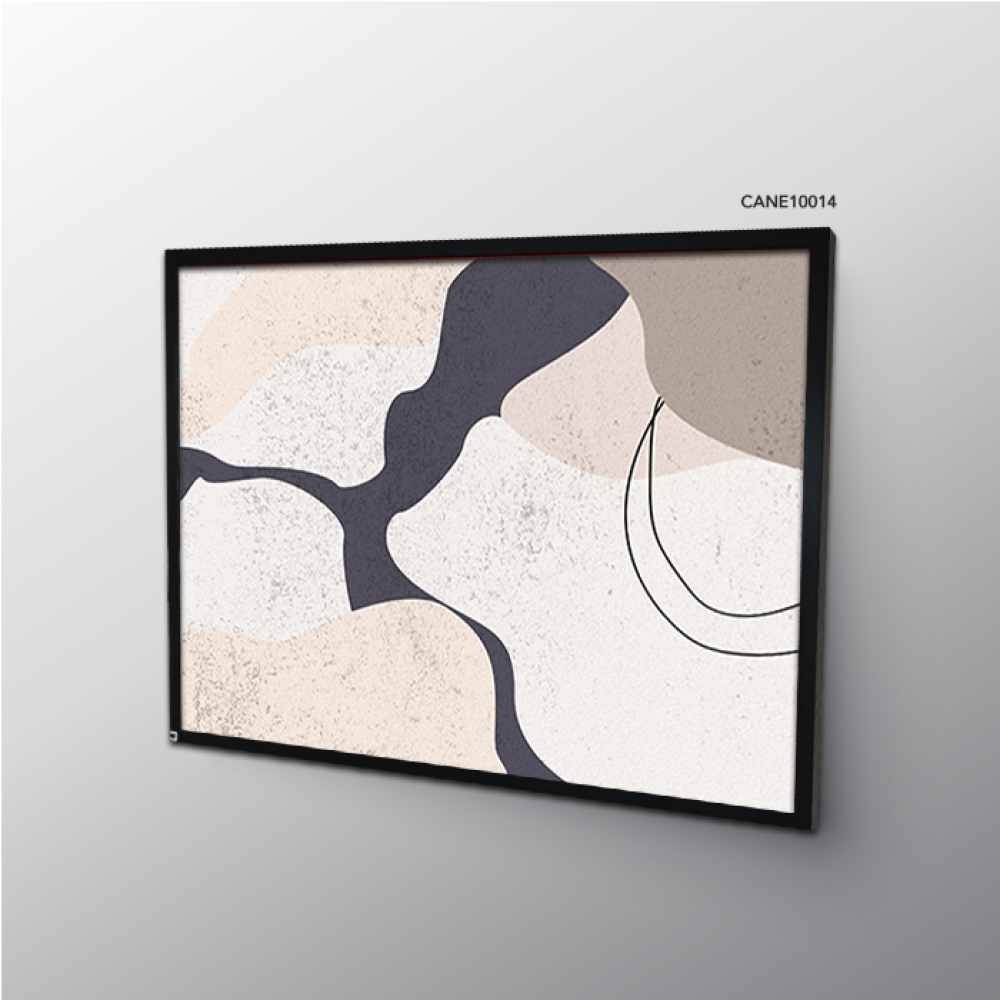 Beige bohemian canvas wall art