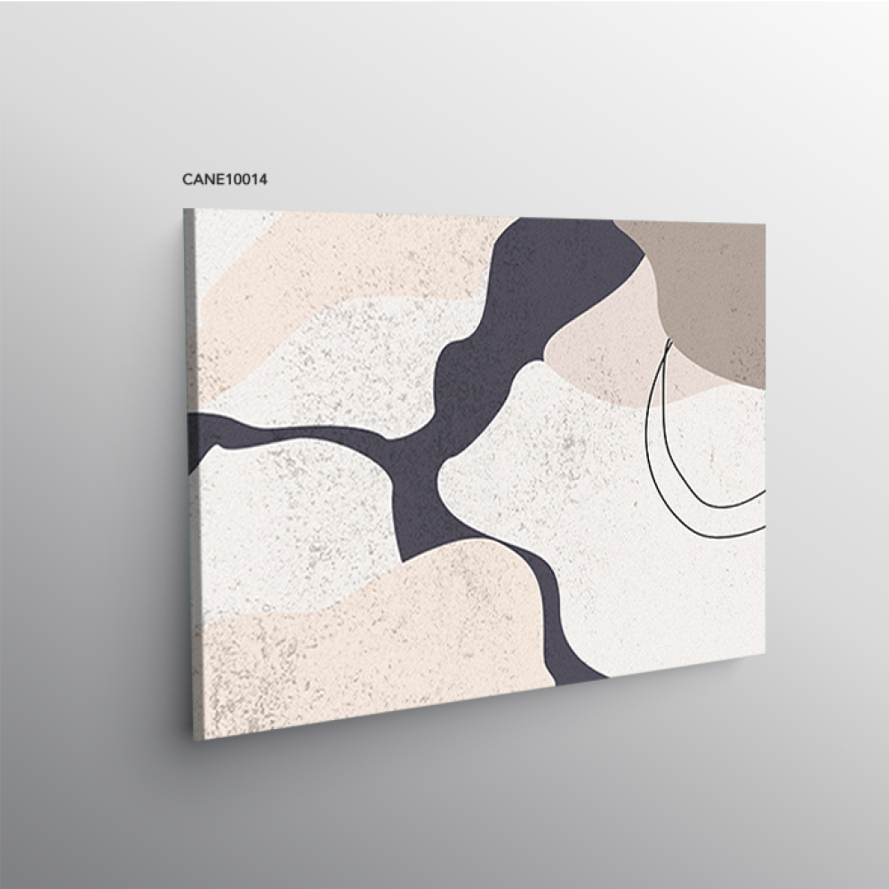 Beige bohemian canvas wall art