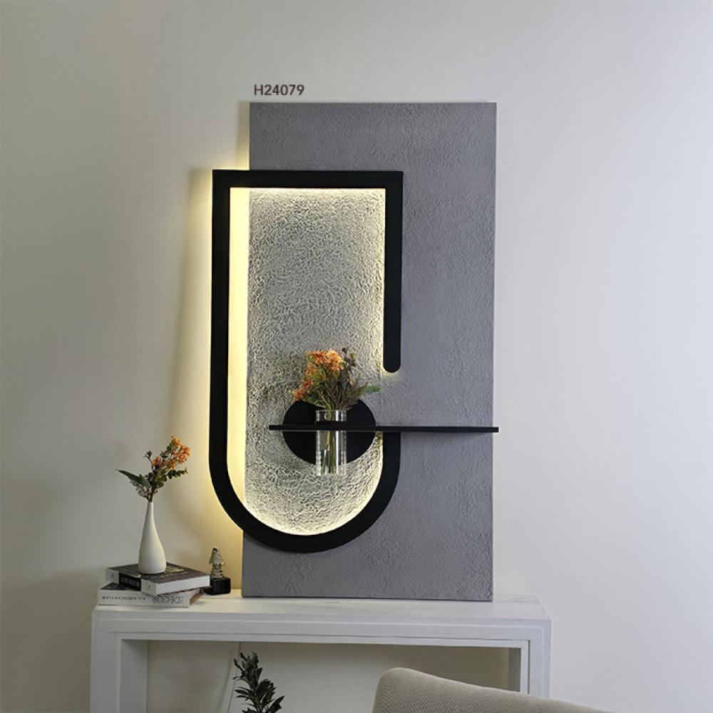 لوحة خشبية مضيئة بتصميم عصري أنيق