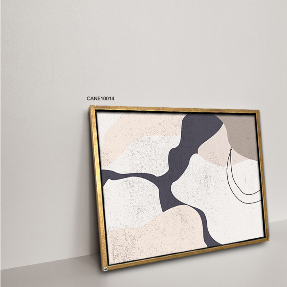 Beige bohemian canvas wall art