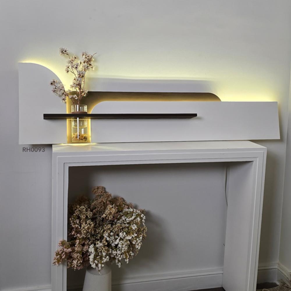 لوحة جدارية خشبية مضيئة