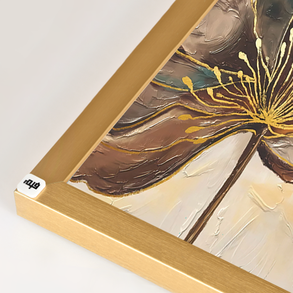 Wall painting canvas and roses