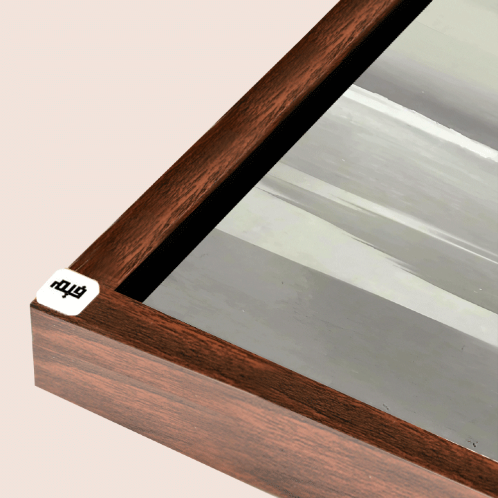 لوحة جدارية كانفس بحر وسماء  تدرجات رمادي مع أبيض