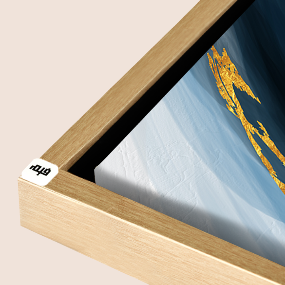 Blue Gradient Canvas Art Wall Painting