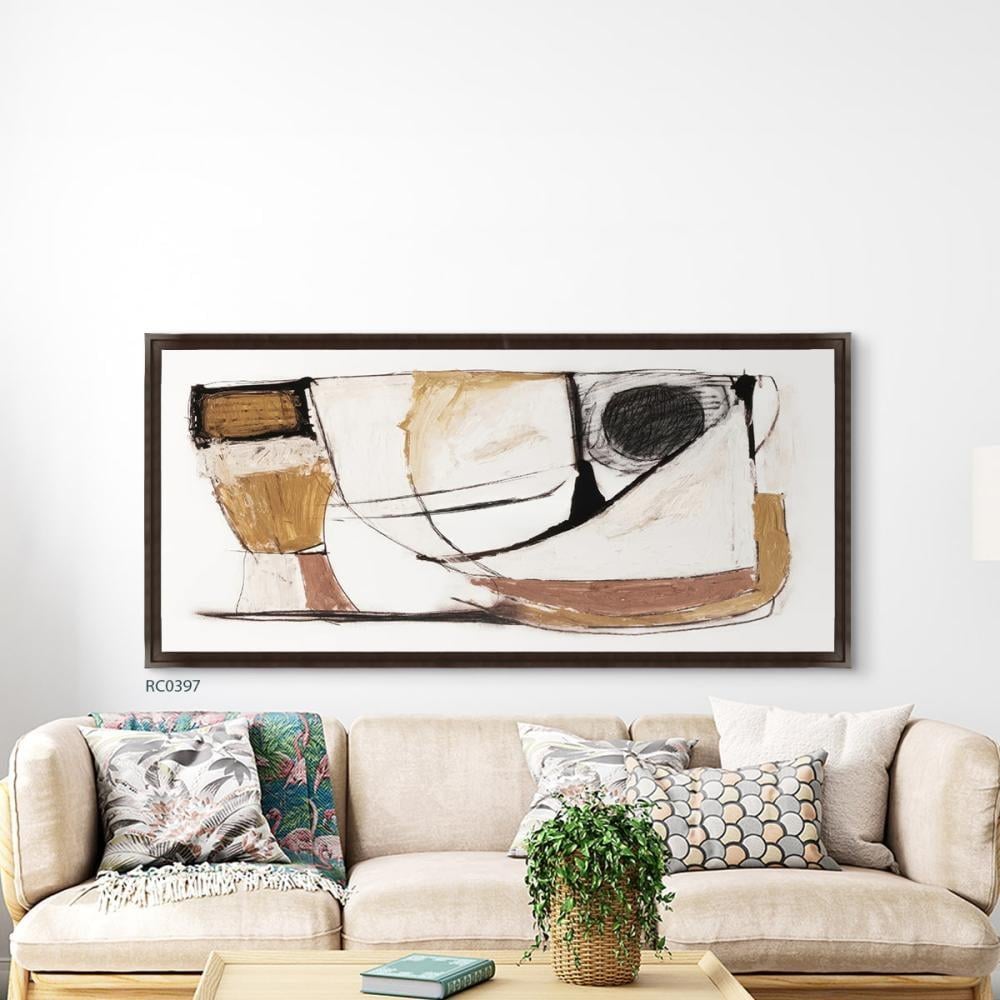 لوحة جدارية كانفس رسومات وخطوط عشوائية