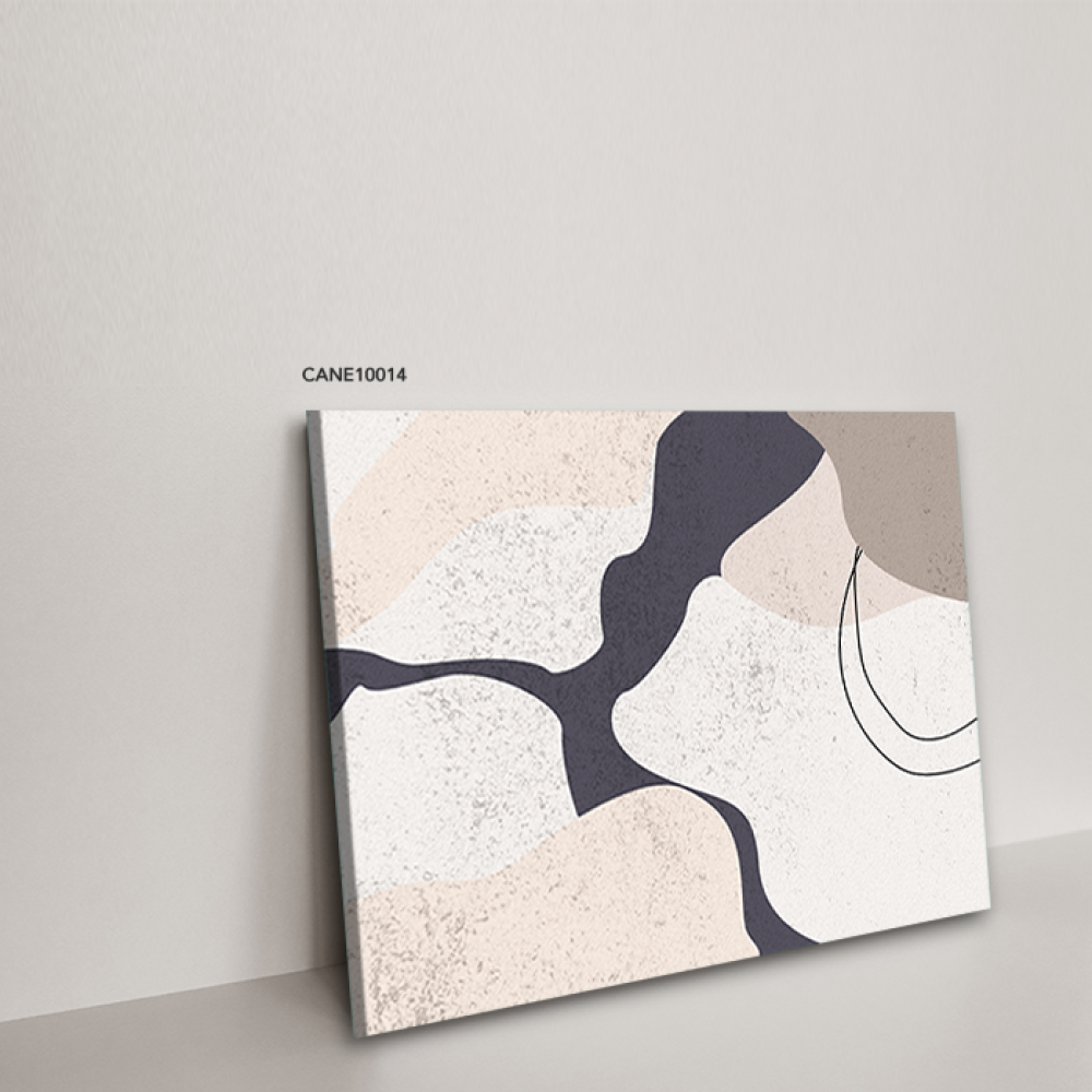 Beige bohemian canvas wall art