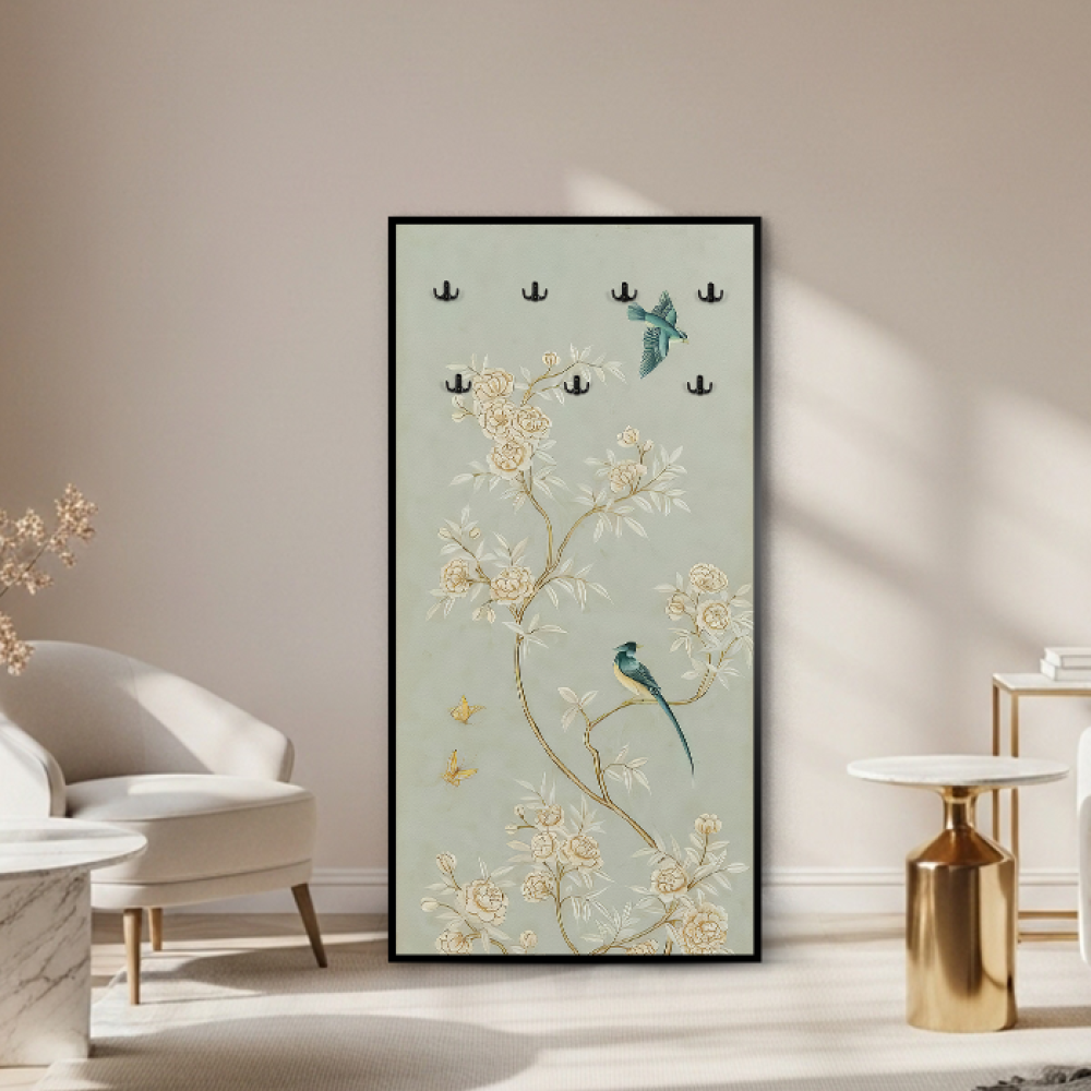 لوحة جدارية كانفس مزودة بعلاقات معدنية