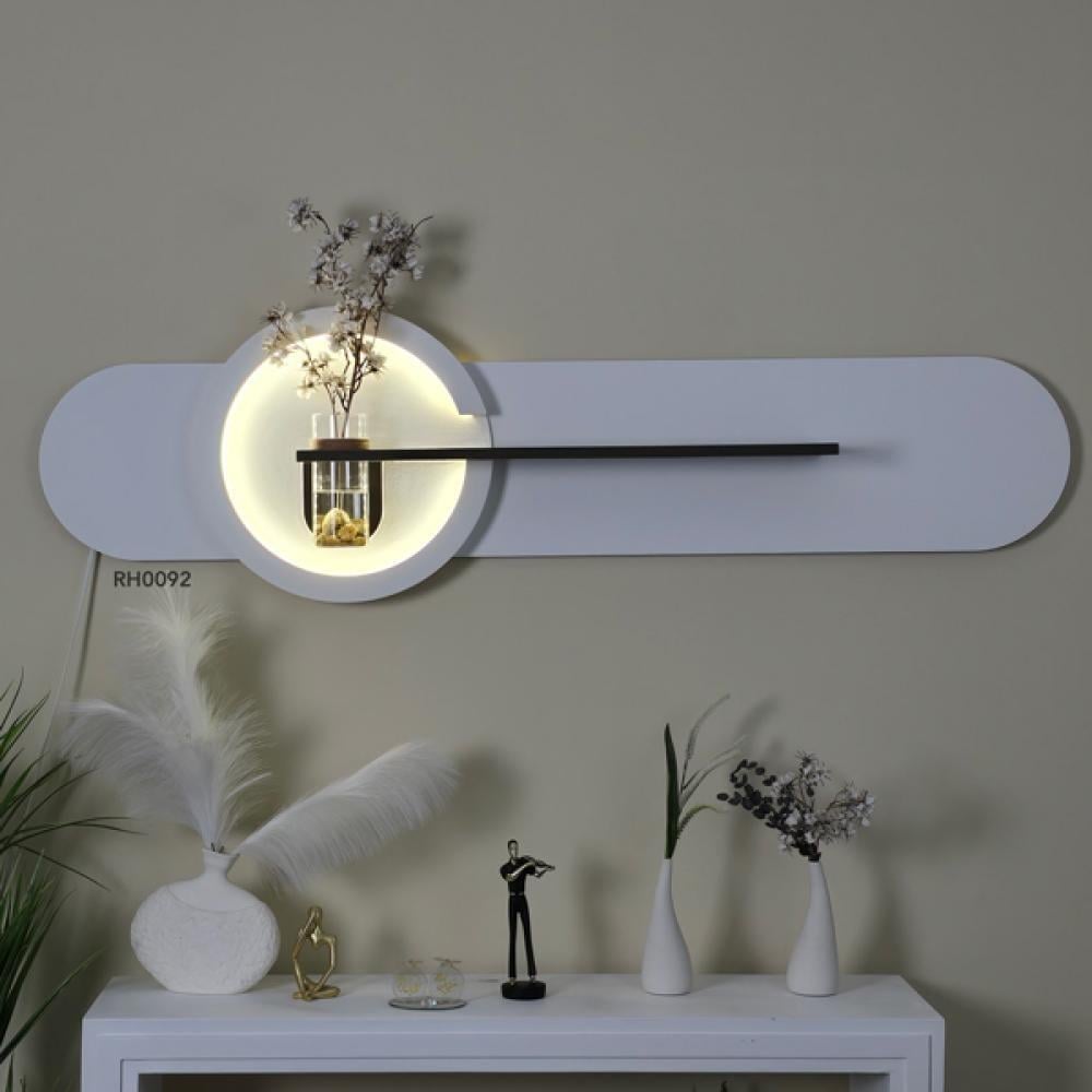 لوحة جدارية خشبية مضيئة