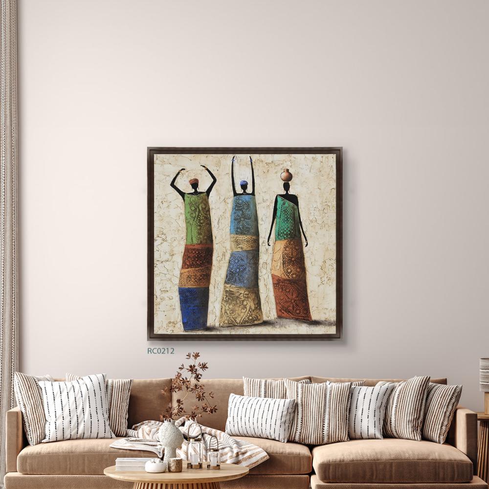 لوحة جدارية كانفس أشخاص افريقين