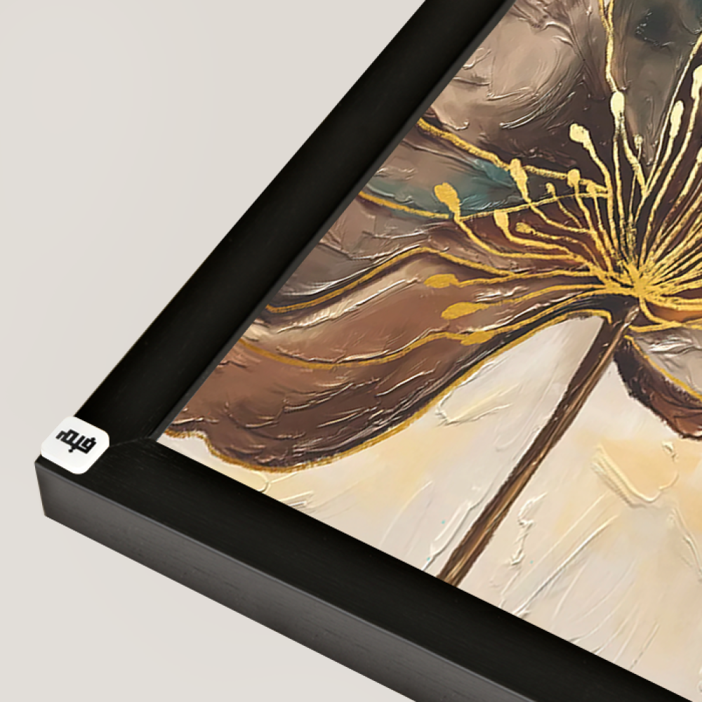 Wall painting canvas and roses