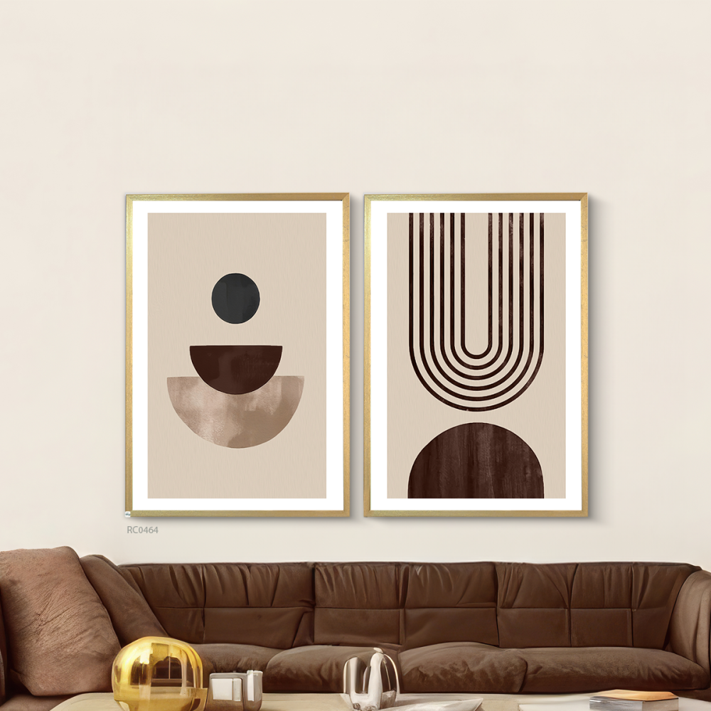 لوحة جدارية كانفس بتصميم خطوط واشكال مندمجة باللون الاسود والابيض