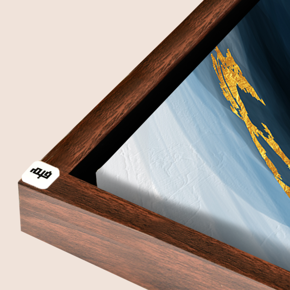 Blue Gradient Canvas Art Wall Painting