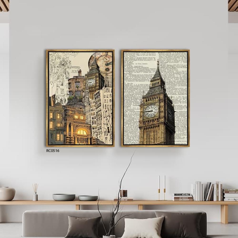 لوحة جدارية كانفس معالم سياحية في لندن