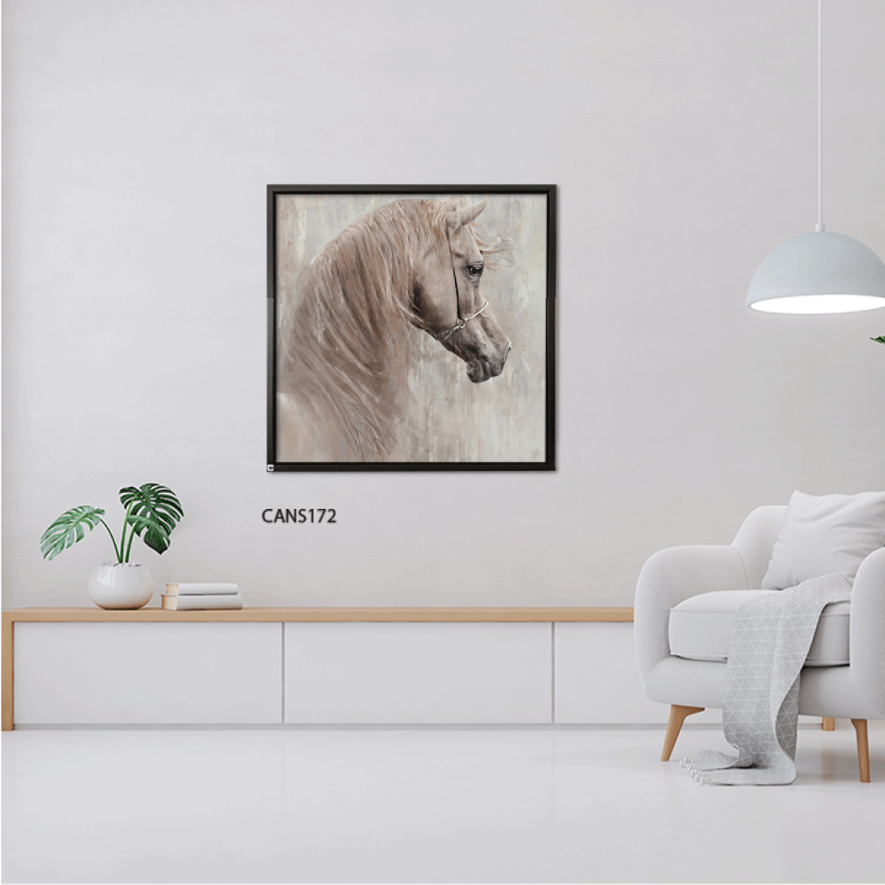 لوحة جدارية للخيل باسلوب مودرن مميزة