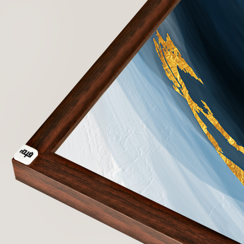 Blue Gradient Canvas Art Wall Painting