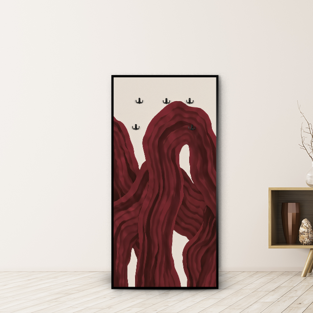 لوحة جدارية كانفس مزودة بعلاقات معدنية