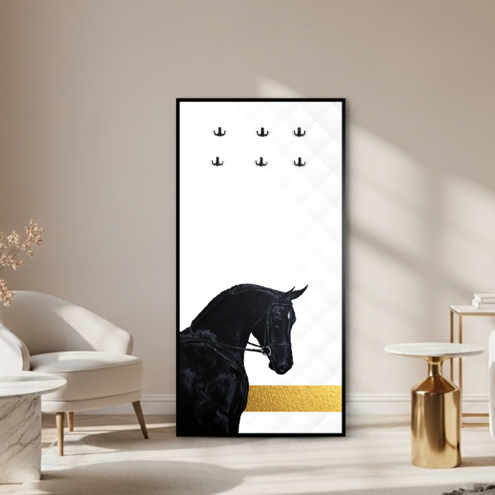 لوحة جدارية كانفس مزودة بعلاقات معدنية