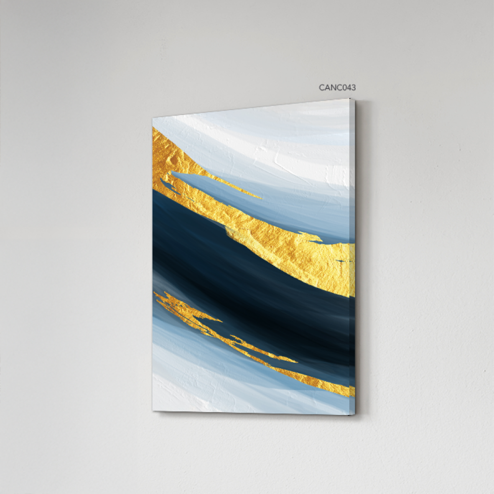 Blue Gradient Canvas Art Wall Painting