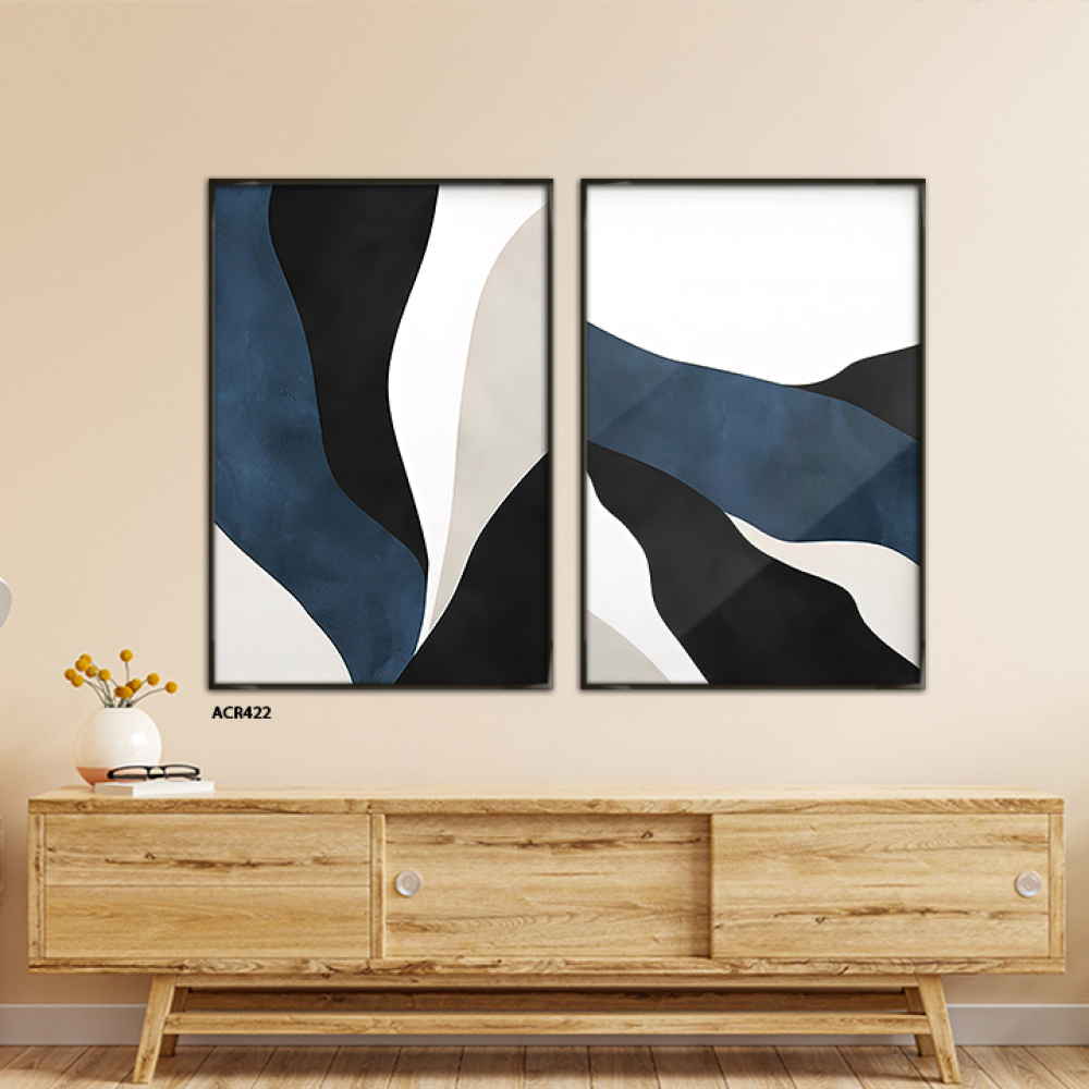 لوحة جدارية أكريليك مقسمة