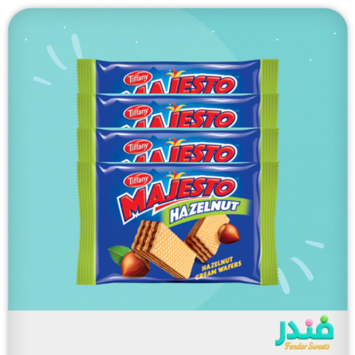 رقائق ويفر ماجيستو محشوة بكريمة البندق من تيفاني