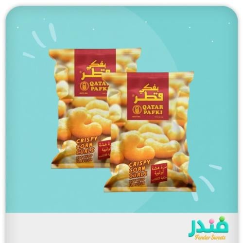 بفكي قطر منتفخات ذرة هشة بنكهة الكاتشب عبوتين