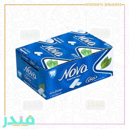 نوفا علك بنكهة النعناع الحار