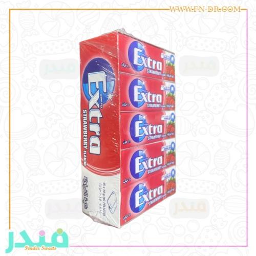 اكسترا نكهة الفراولة خالية من السكر