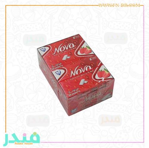 نوفا علك بنكهة الفراولة