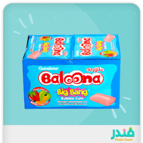 علكة بالونة بيج بانج من غندور، 24 حبة