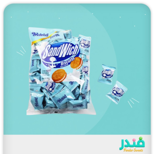 بسكويت ميني ساندويتش بنكهة الحليب